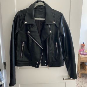 Good Vibes Faux Leather Moto Jacket
BLANKNYC